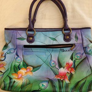 Anna by Anuschka Leather Large Classic Tote Bag